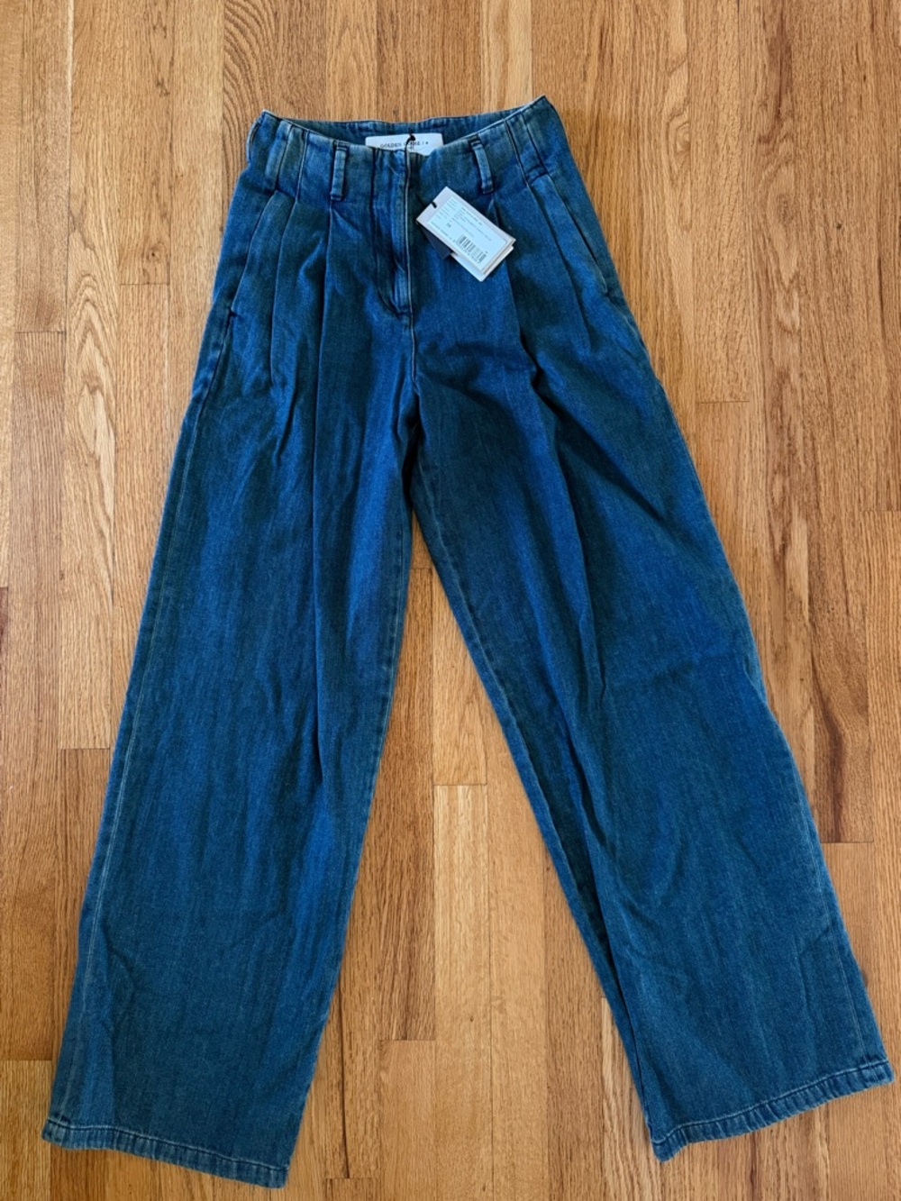 Golden Goose Flavia High-Waisted Straight Leg Jeans